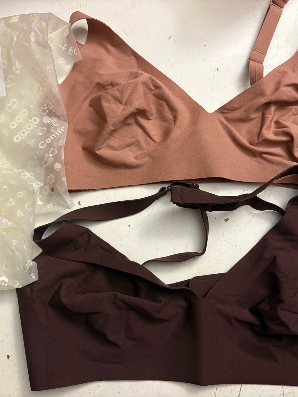 Bombas Women’s no show plunge bras-Allspice and Cocoplum